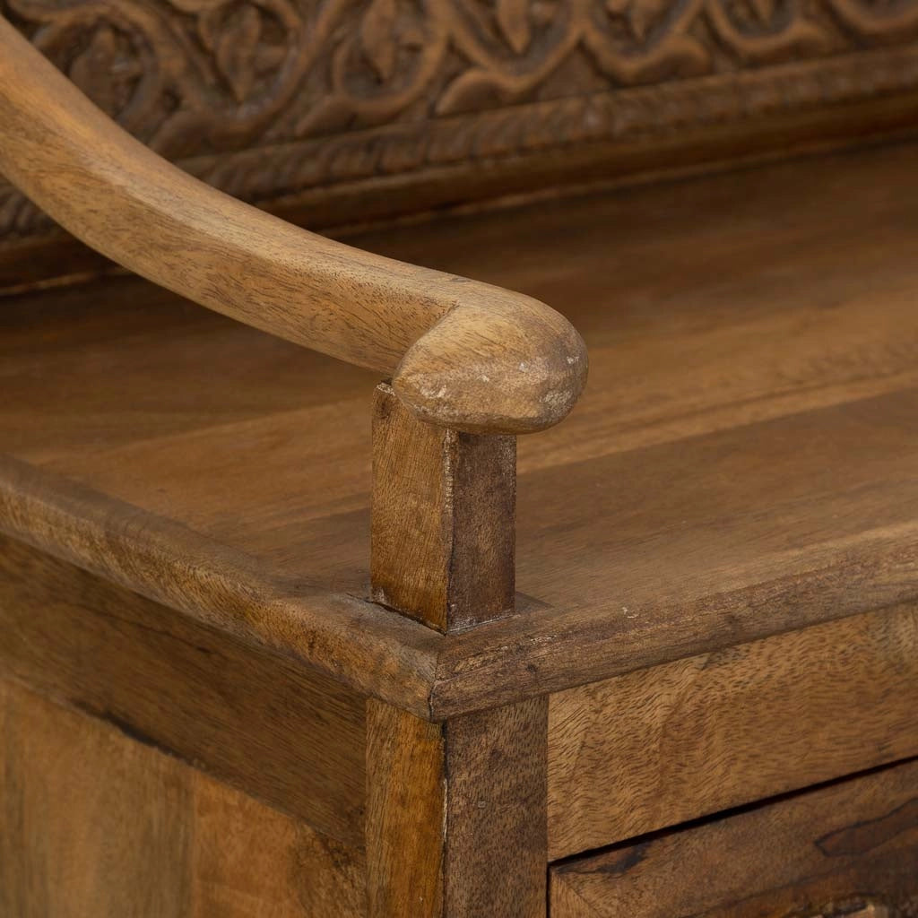 Credenza in legno marrone 70x42x85