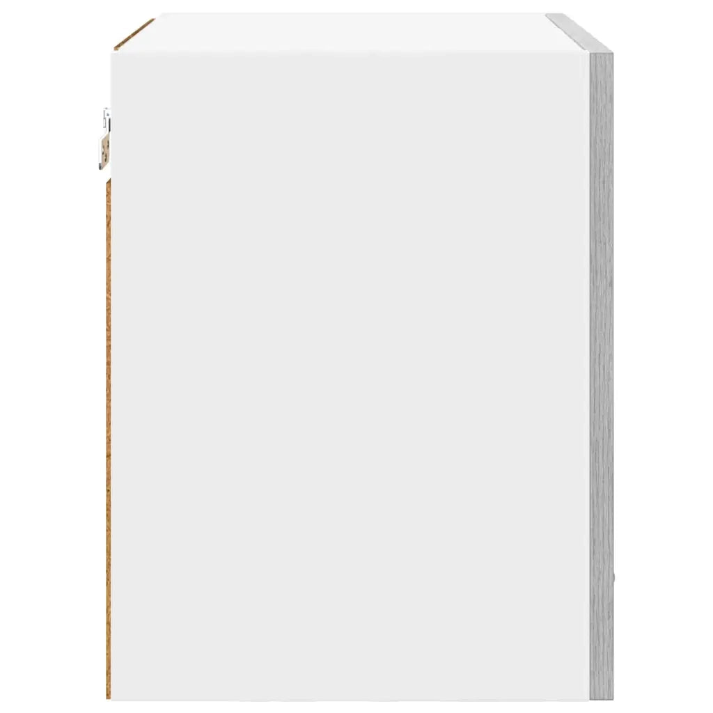 Armadio pensile Grigio Sonoma e Bianco 40 x 31 x 40 cm 884140