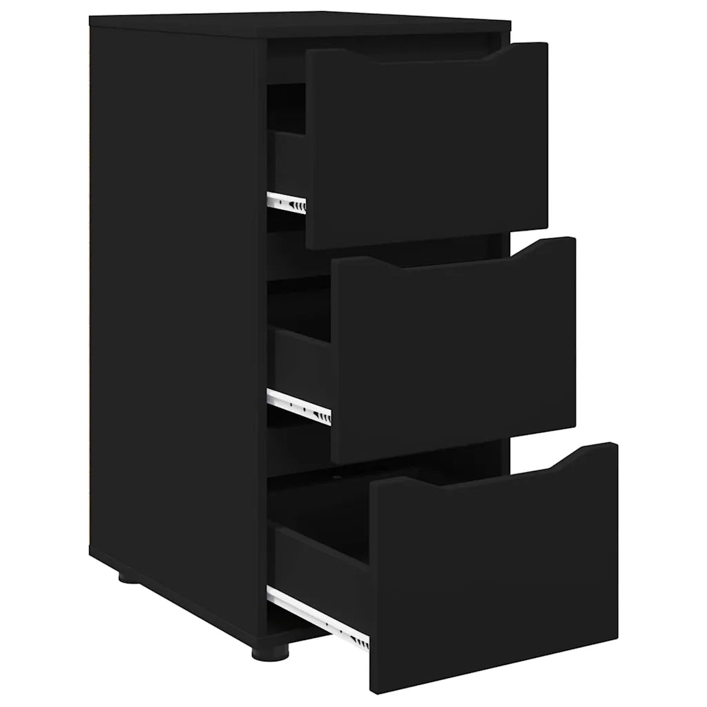 Armadio Nero 40 x 48 x 81 cm Legno multistrato