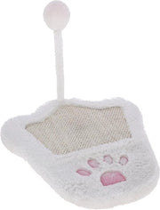 Tavolo da grattare 36 x 31 cm in bianco/pink per gatti