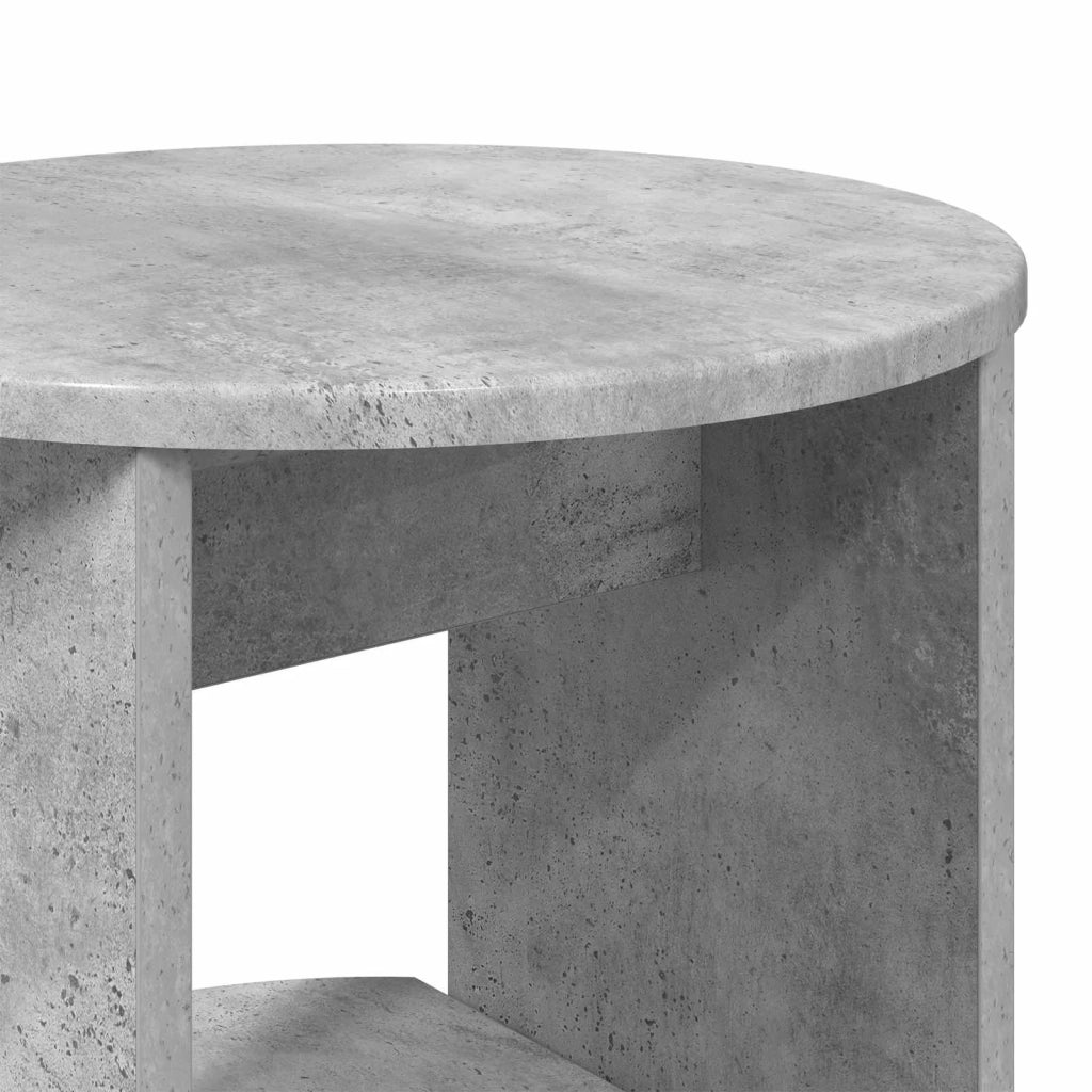 Mobile laterale Grigio Cemento 40 x 40 x 100 cm 899846
