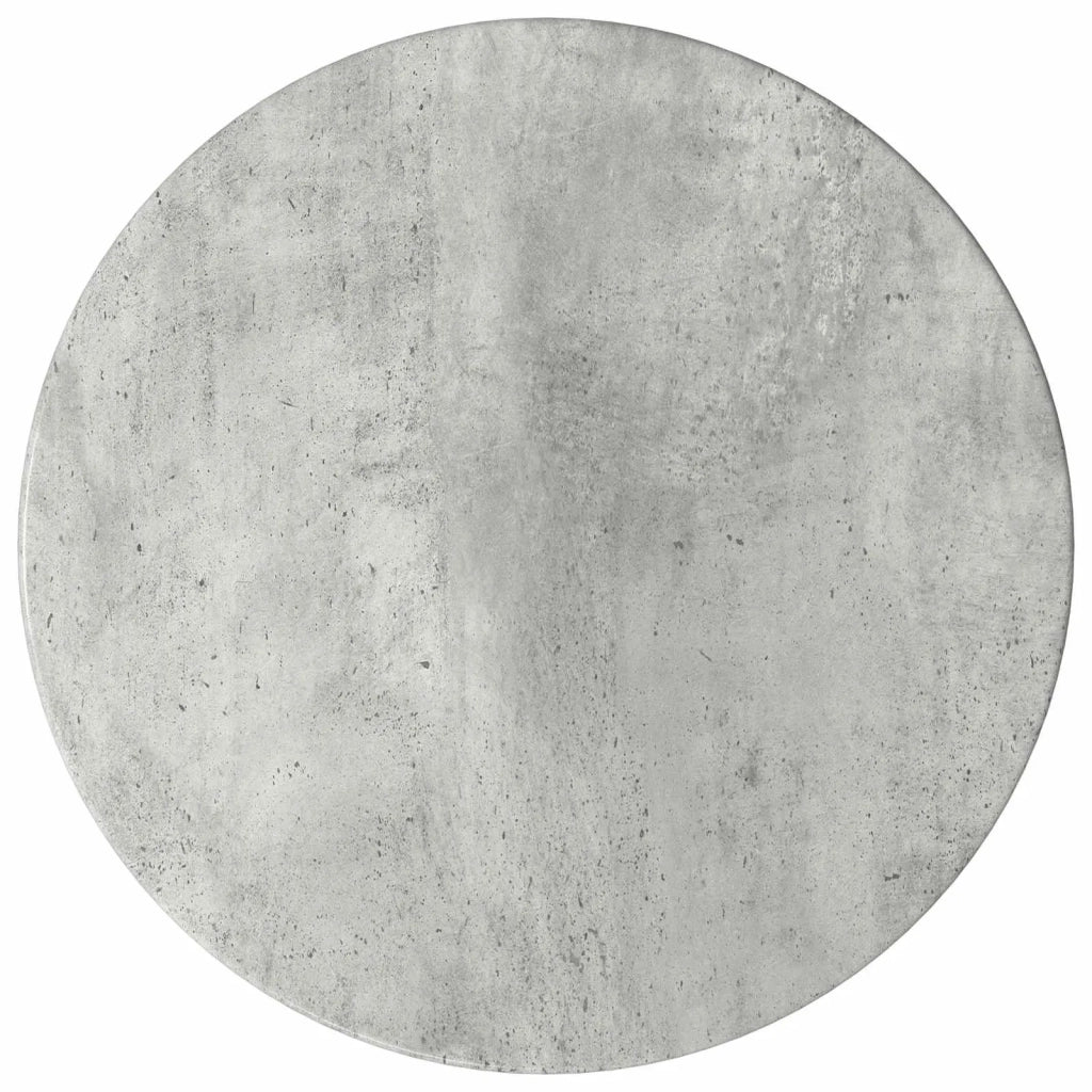 Mobile laterale Grigio Cemento Ø40 x 50 cm Legno ingegnerizzato