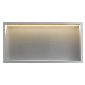 Mensola Bagno Led 30x60 Steel Brush