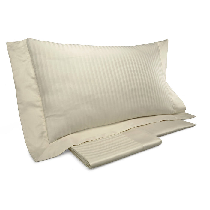 Set Lenzuola Matrimoniali Sopra Sotto e Federe Tinta Unita Mitera Rubino Sabbia