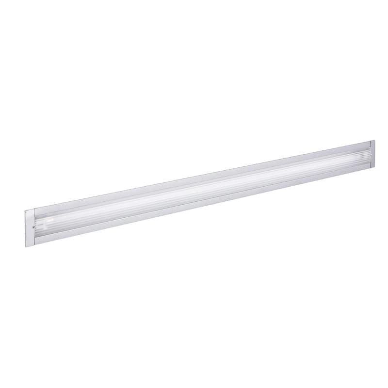 Italux Metrum lampada industriale lineare T5 90cm argento