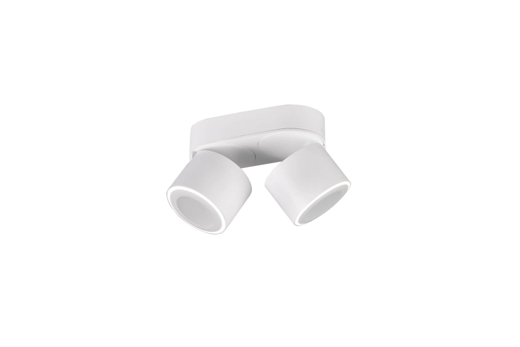 Faretto da Interno a LED in Metallo Bianco Opaco