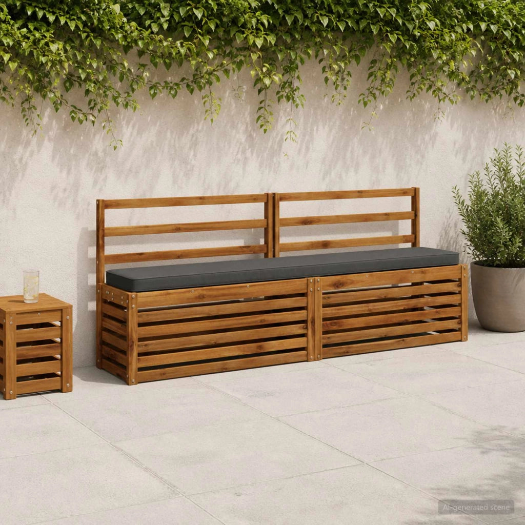 Cuscino per Panchina a 1 Pezzo VUGHT 100% Poliestere Antracite 950896