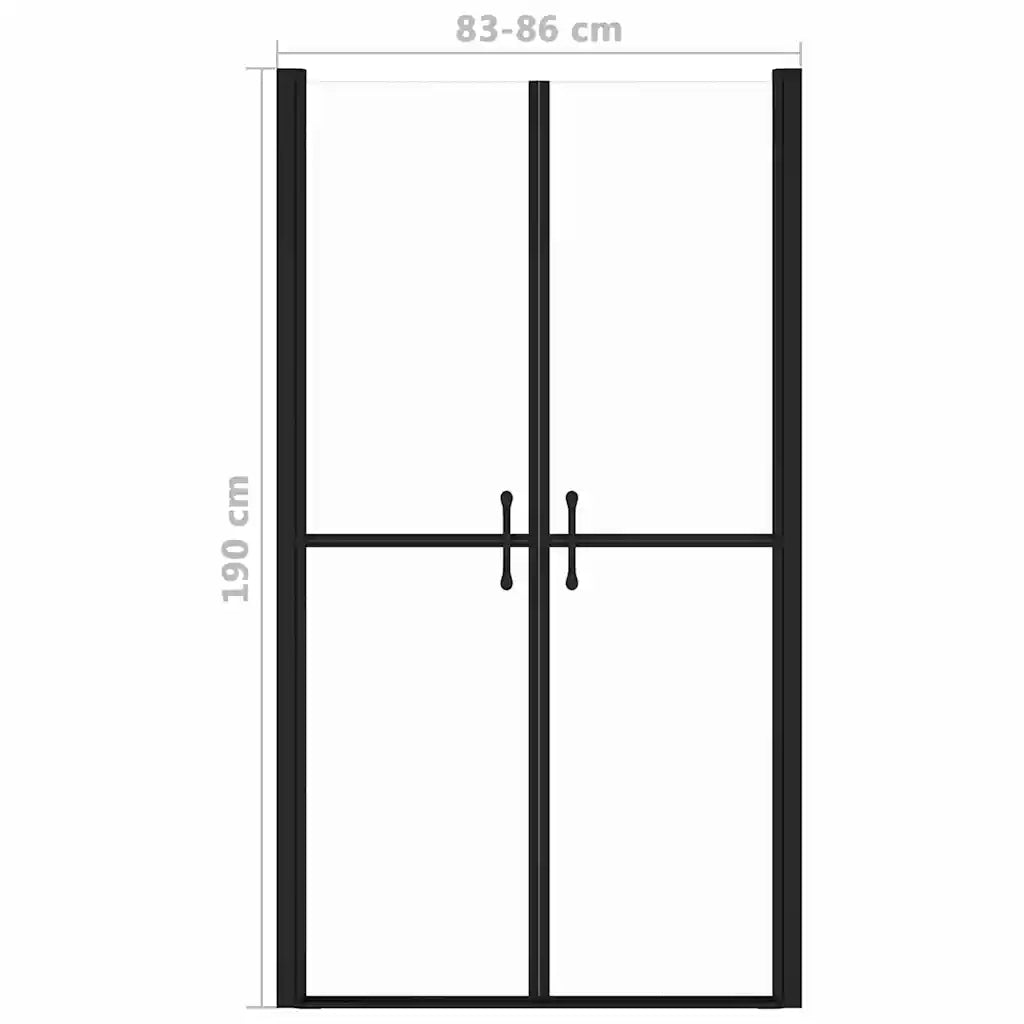 Porta per Doccia in ESG Liscio (83-86)x190 cm CFW8762430