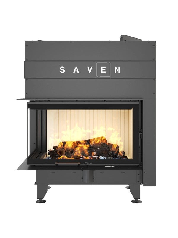 Caminetto ad angolo Inserto Apertura sinistra Energy Up 85x50x47 (17,0 kW) ECO