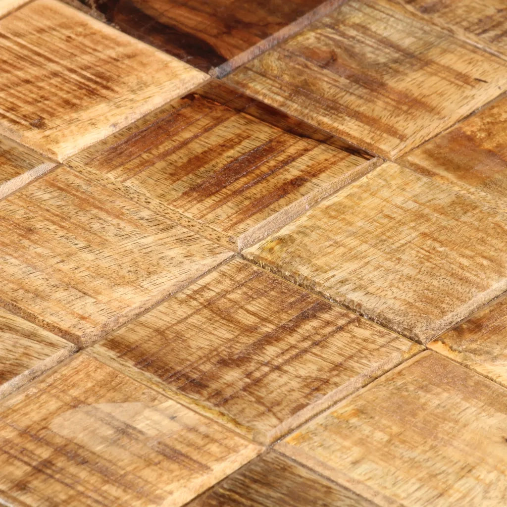 Tavolini da CaffÃ¨ a Parallelepipedo 2 pz Legno di Mango Grezzo