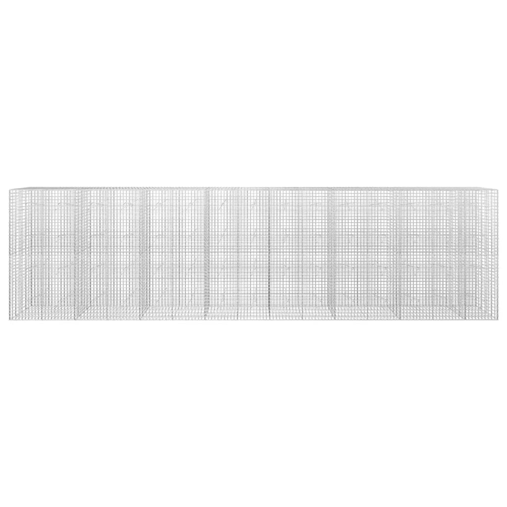Gabione con filo da 5 mm e rete da 5x5 cm 750x20x200 cm 3464121