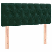 Testiera | Testata Verde scuro 90x7x78/88 cm in Velluto