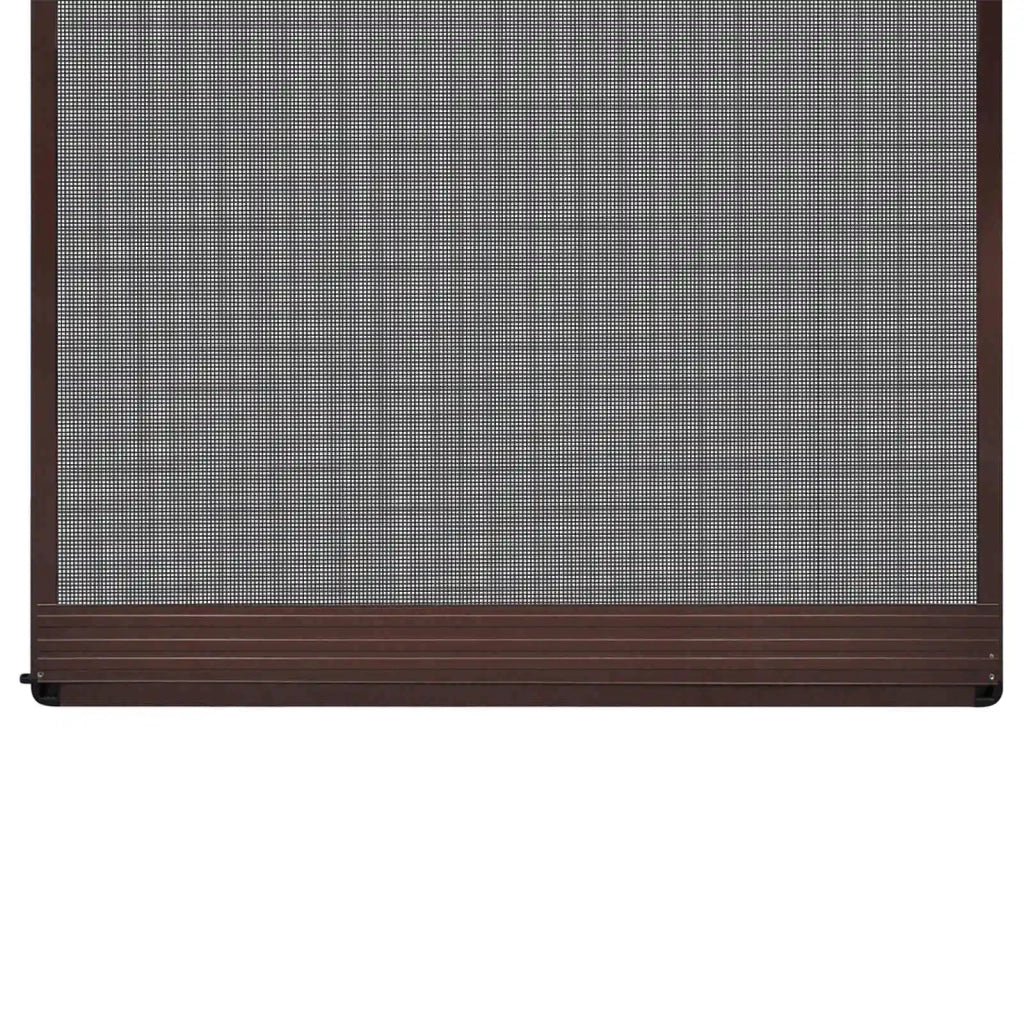 Schermo Insetti a Battente Marrone e Nero 100 x 215 cm CFW3895968