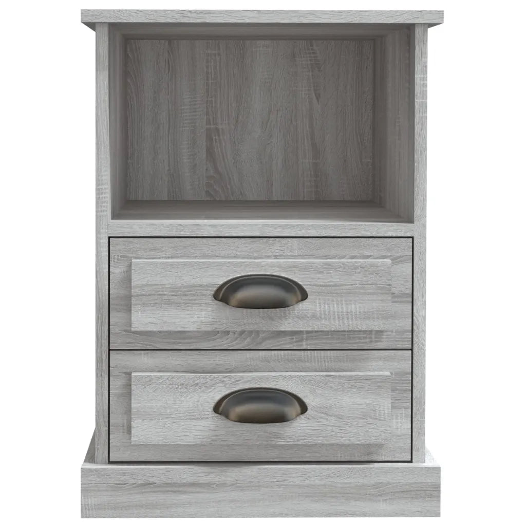 Comodino | Armadio da Notte | Mobiletto da notte Grigio Sonoma 43x36x60 cm