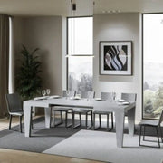 Tavolo allungabile 120/224x90 cm Spimbo colore cemento
