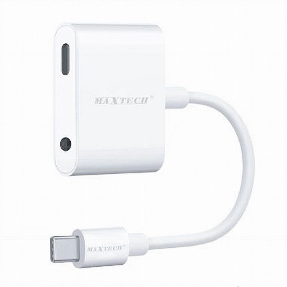 Trade Shop - Adattatore Type-c A Entrata Aux +type C Ricarica Cuffie Audio Smartphone Ad-tc03 -