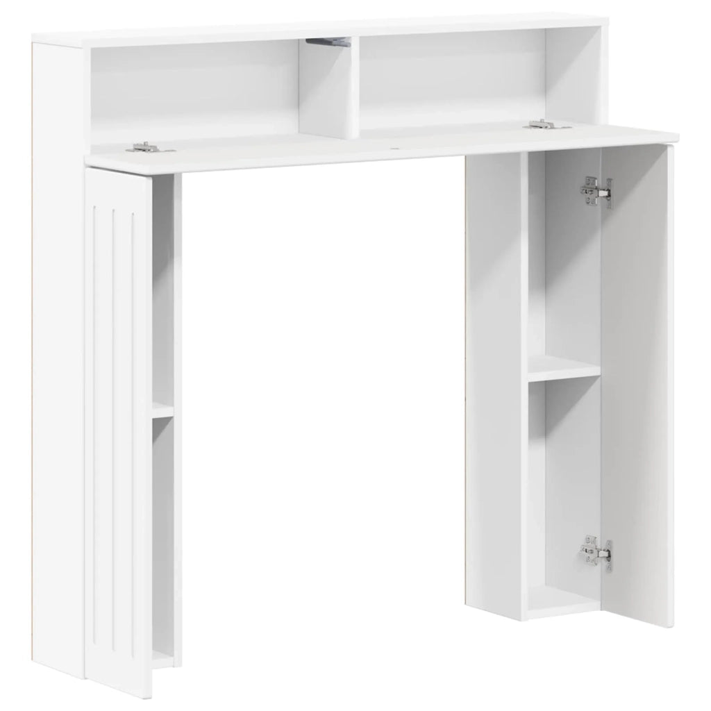 Cornice per camino Bianco Lucido 102 x 18 x 100,5 cm 8006610