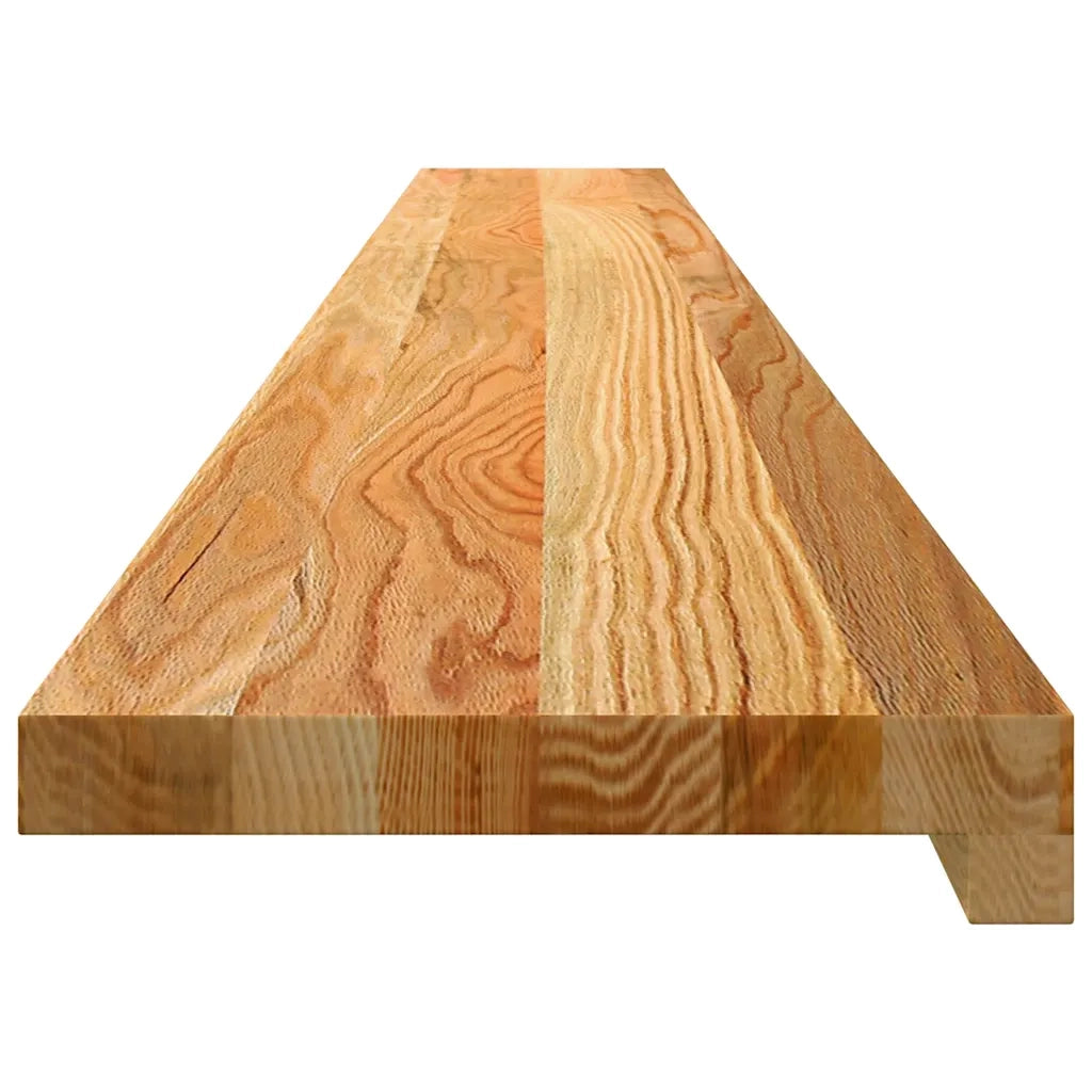 vidaXL Davanzali 2 pz Marrone Chiaro 160x20x2cm Legno Massello Rovere