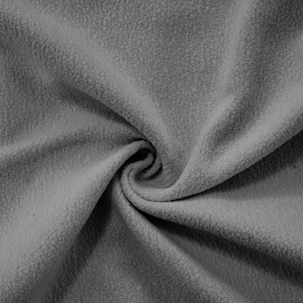 Divano modulare con ottomane mobili in ciniglia grigio