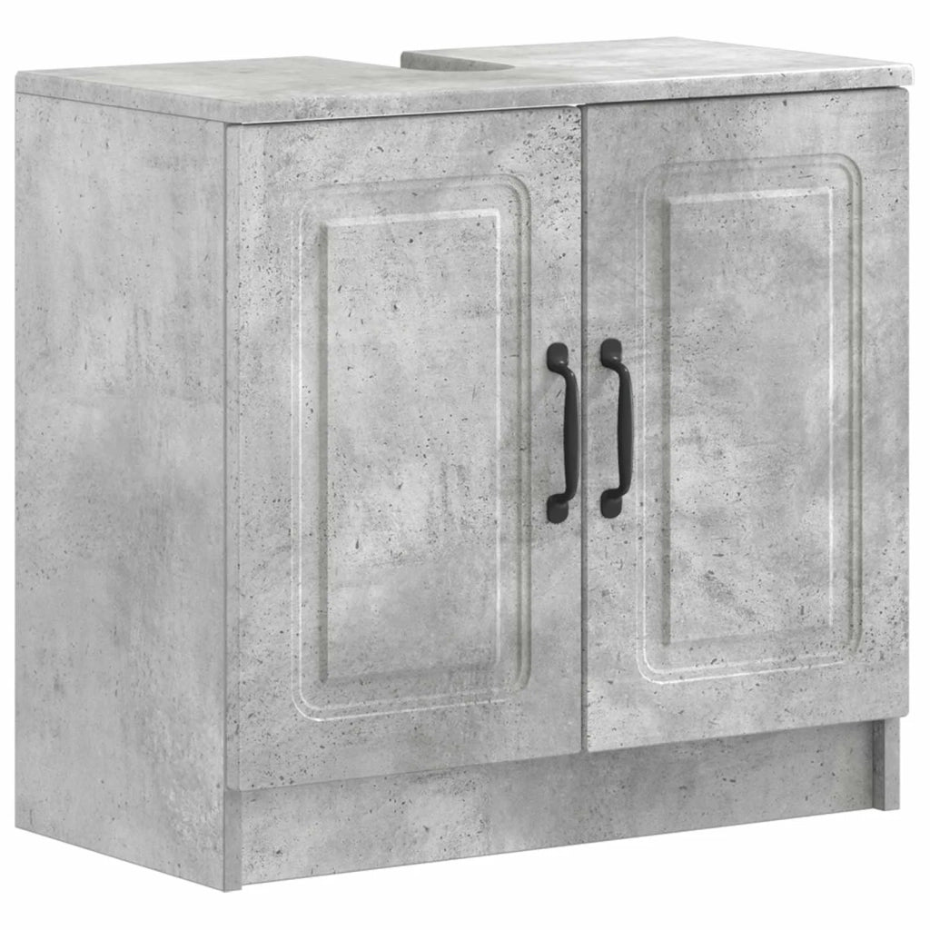 Armadio per Lavabo da Bagno UTRECHT Grigio Cemento 897668