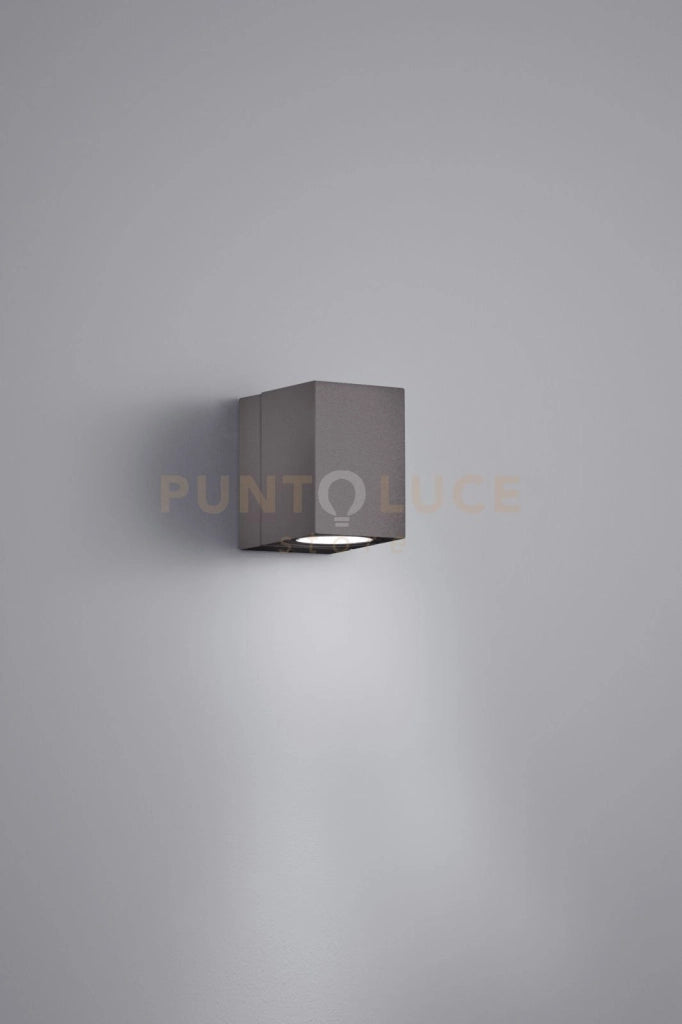 TIBER APPLiQUE PER ESTERNI 3W 210 lm, 3.000 K LED SPOT ORIENTABILE ANTRACITE 10X H7CM