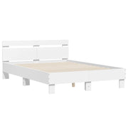 Giroletto con Testiera Bianco 135x190 cm in Legno Multistratocod mxl 86064