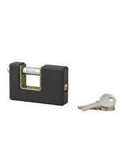 Lucchetto ACERA rettangolare 75 mm con arco in acciaio cementato, 3 chiavi – SERRUPRIX