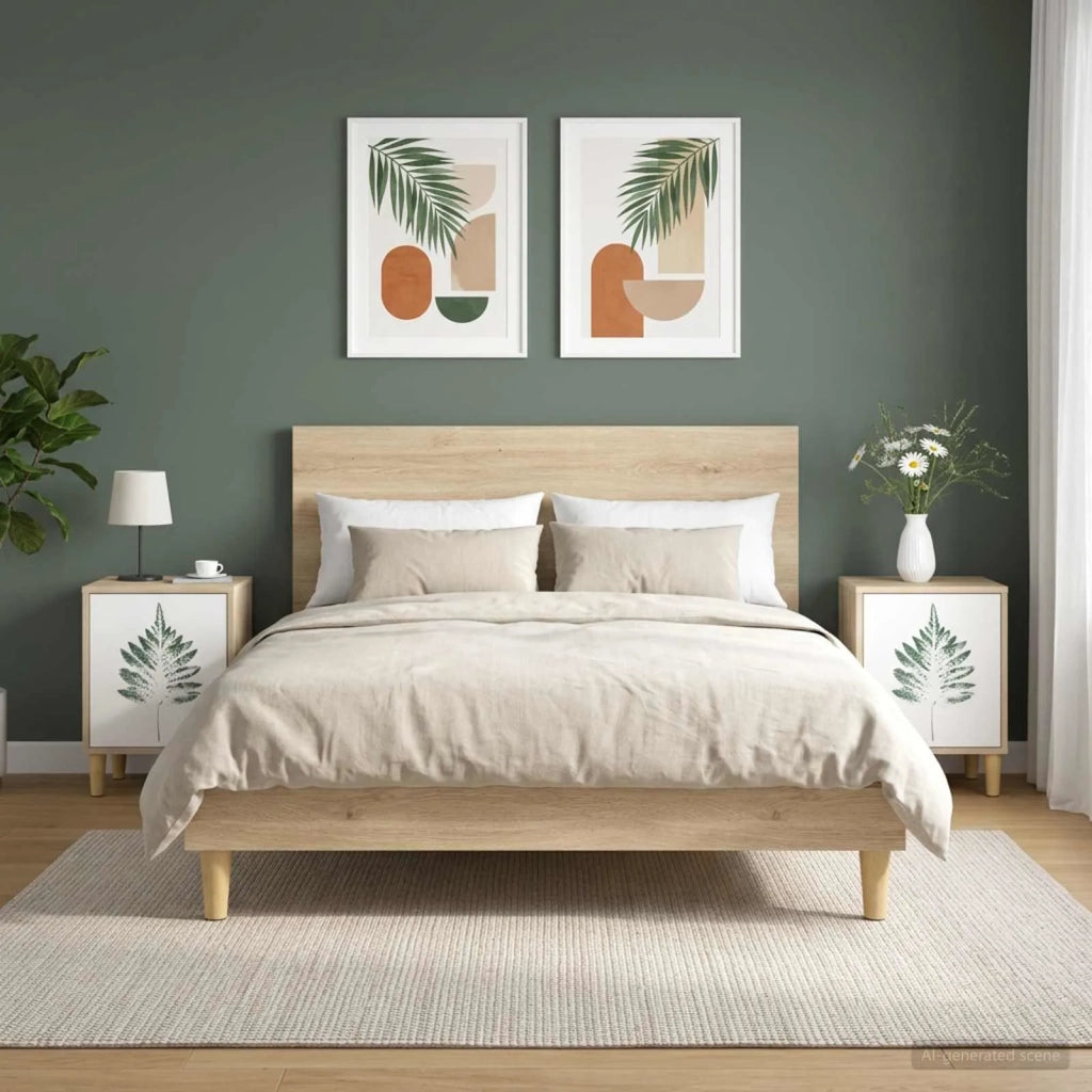 Armadio da Notte HANAU 2 pz Rovere Sonoma 36 x 33 x 50 cm 8007222