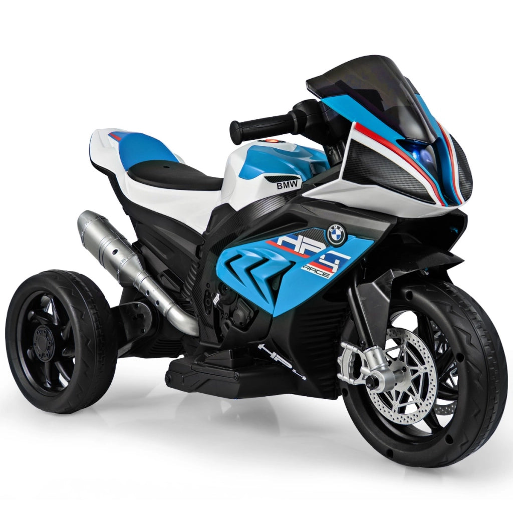 Motocicletta elettrica per bambini con batteria 6V sedile confortevole-Triciclo giocattolo a 3 ruote Blu