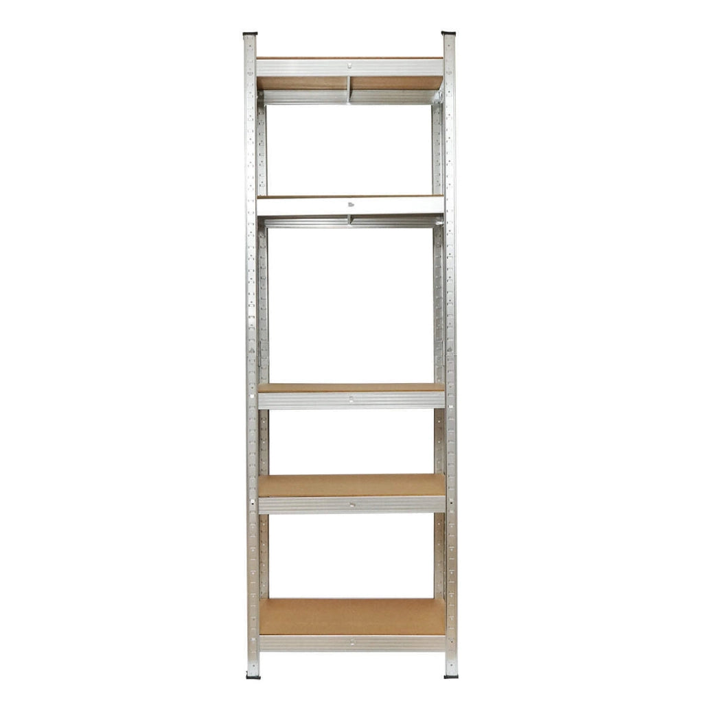 Scaffale in metallo con 5 ripiani in MDF, 180x60x30 cm, 100 kg/ripiano, montaggio senza viti Breckner Germany