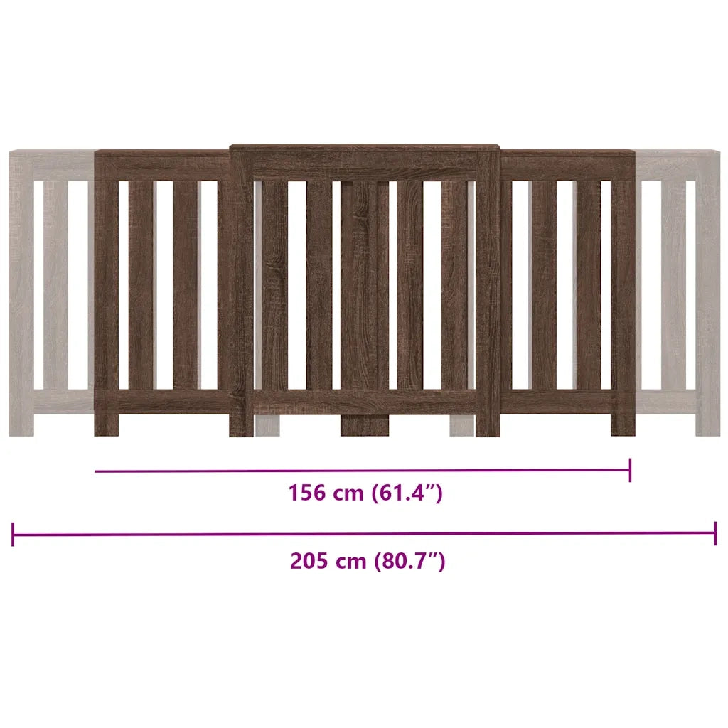 Copertura Termosifone Rovere Marrone 205x21,5x83,5 Multistrato CFW5355080