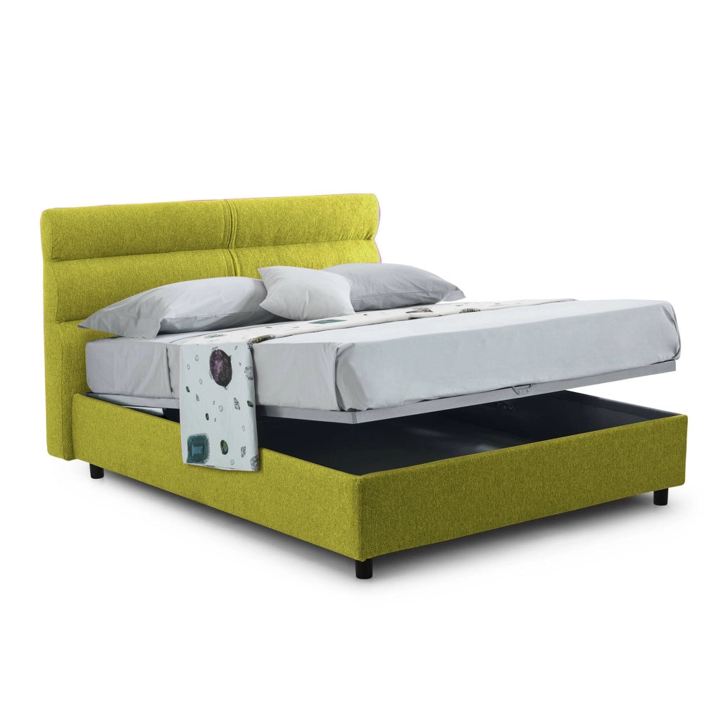 Adalpina, Letto Singolo Materasso Incluso Made in Italy, Verde