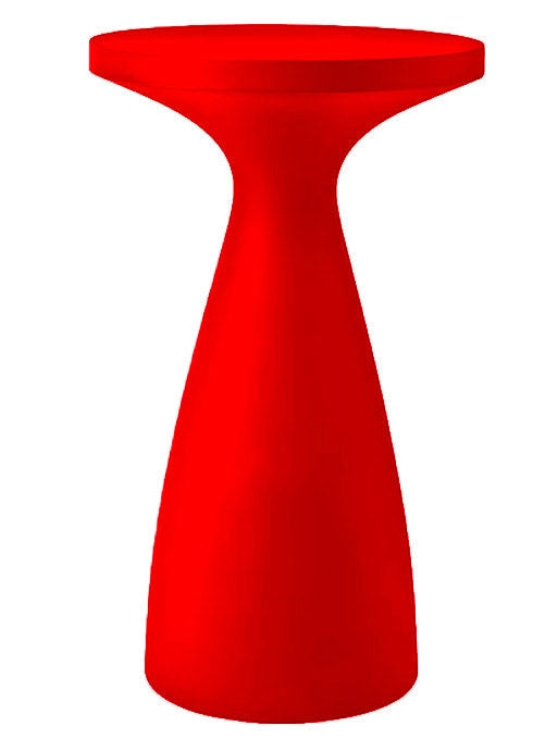 Tavolino da Giardino Ø65x110 cm in Resina Arkema Drink Cherry