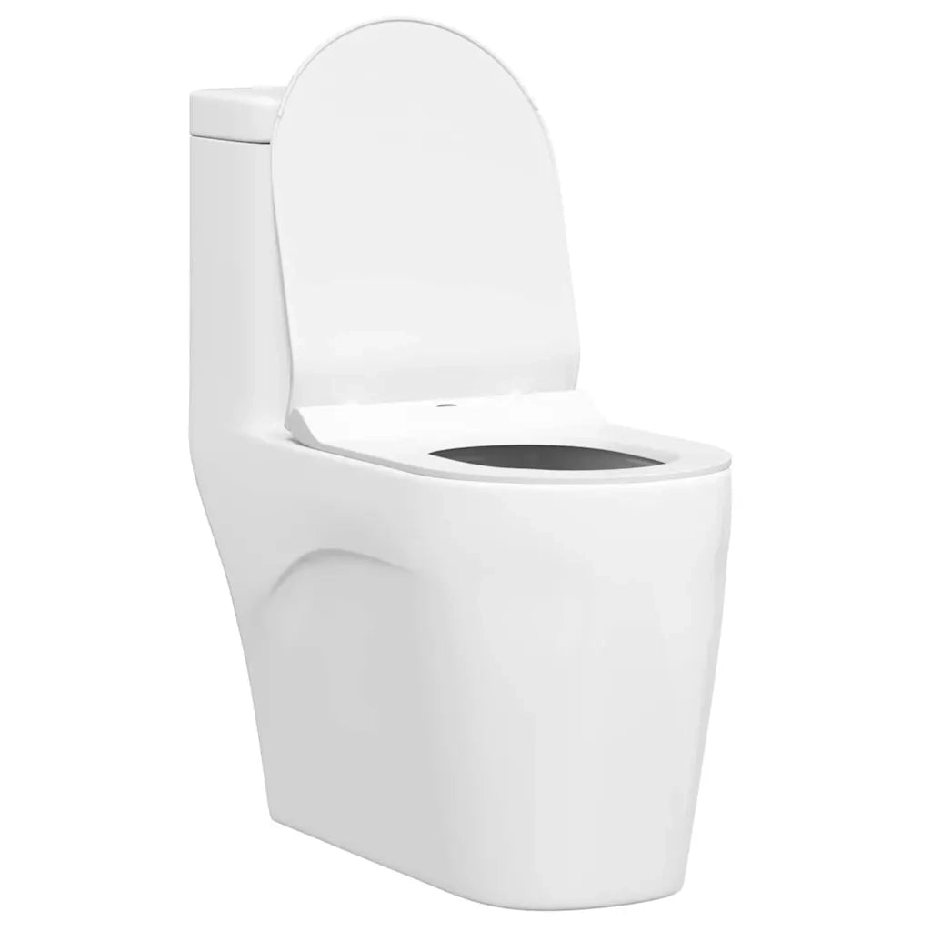 Sedile del WC Regolabile Bianco 50 x 36,5 x 5 cm Polipropilene 42015817