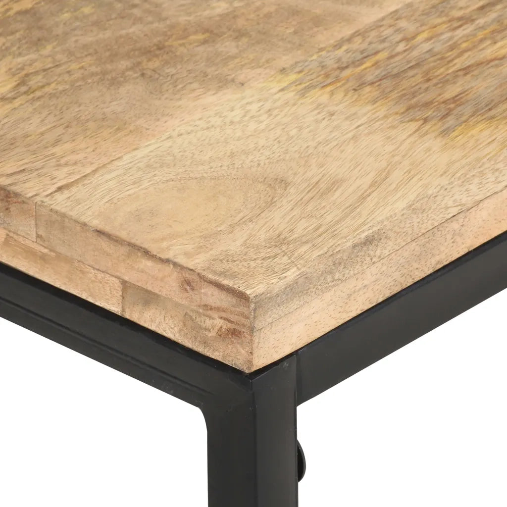 Tavolino da Salotto 110x60x35 cm in Legno Massello di Mango 320244