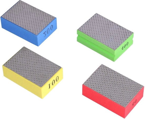Pads per mano per levigare marmo e ceramica - taglio e levigatura - 60#100#200#400# Grit
