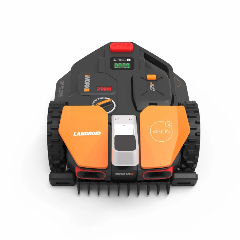 Robot rasaerba automatico WR202E Landroid Vision con videocamera AI per giardini fino a 250 m² - Worx