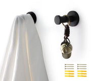 Hanger per parete in acciaio inossidabile - 2 pezzi - Montaggio per parete - Hanger occulto - Diametro dell'occhiello 22 mm - Lunghezza dell'occhiello 53 mm - Hanger per parete con chiodo