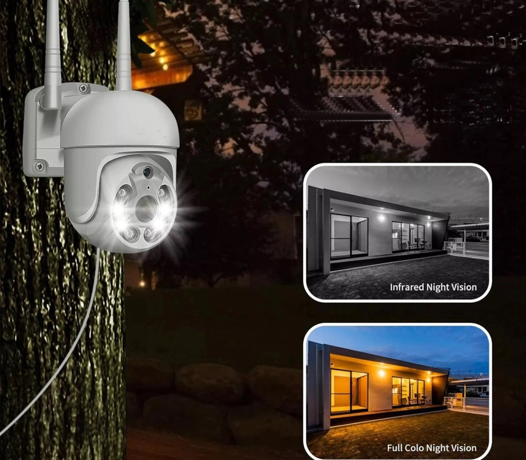 Kit Videosorveglianza NVR HD 1080p WIFI IP 4 Telecamere PTZ Infrarossi JT-8276 - ZENCOCCO