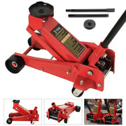 Trade Shop - Cric Auto Sollevatore Idraulico A Carrello Pedale Meccanico Portata 3 Ton 3000kg -