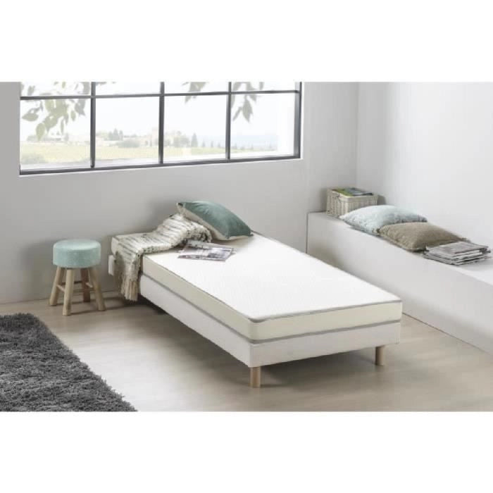 Materasso in schiuma 90 x 200 - Comfort costante - Spessore 12 cm - Consegnato arrotolato - DEKO DREAM Kietoa