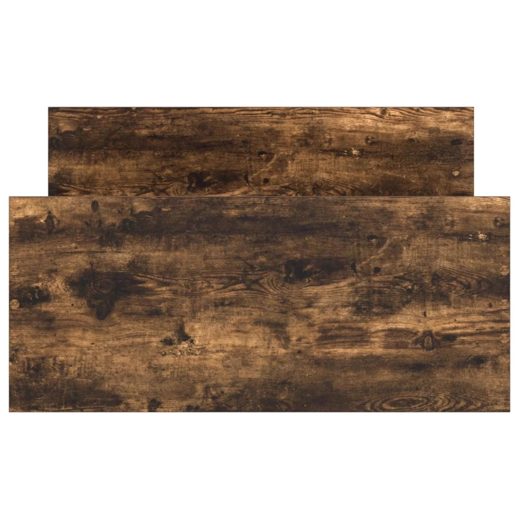 Struttura letto con testata Rovere Fumo 80 x 200 cm 8009029