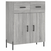 Credenza | Madia | Buffet da pranzo | Armadio da pranzo Grigio Sonoma 69,5x34x90 cm in Legno Multistrato
