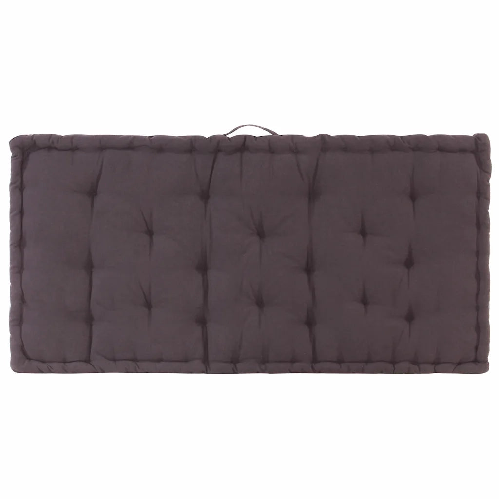 Cuscini per Pallet e Pavimento 2 pz | Cuscini per sedie in Cotone Antracite