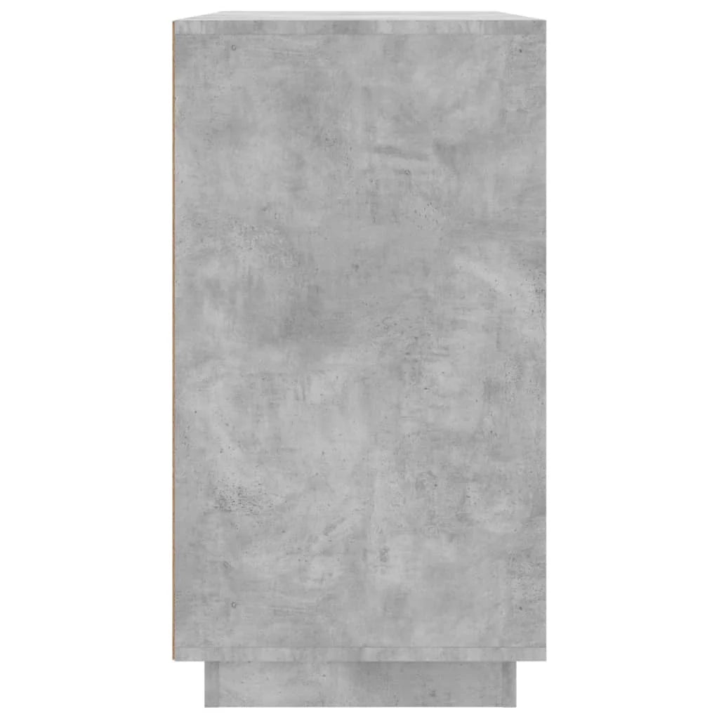 Buffet credenza cassettiera armadio mobile contenitore organizer per cucina soggiorno salotto 80 x 34 x 75 cm legno ingegnerizzato grigio 02_0032103