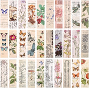 Blade di cartone vintage - estetica retro - 30 pezzi - tema natura
