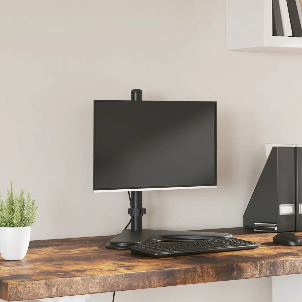 Supporto per Monitor in Acciaio Nero VESA 75/100 mm 358006