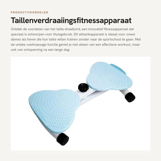 Apparecchio per la rotazione dei talloni per uso domestico - perde peso - massaggio dei piedi - benessere - rotazione efficace del corpo - specifico per donne - Tavola rotante