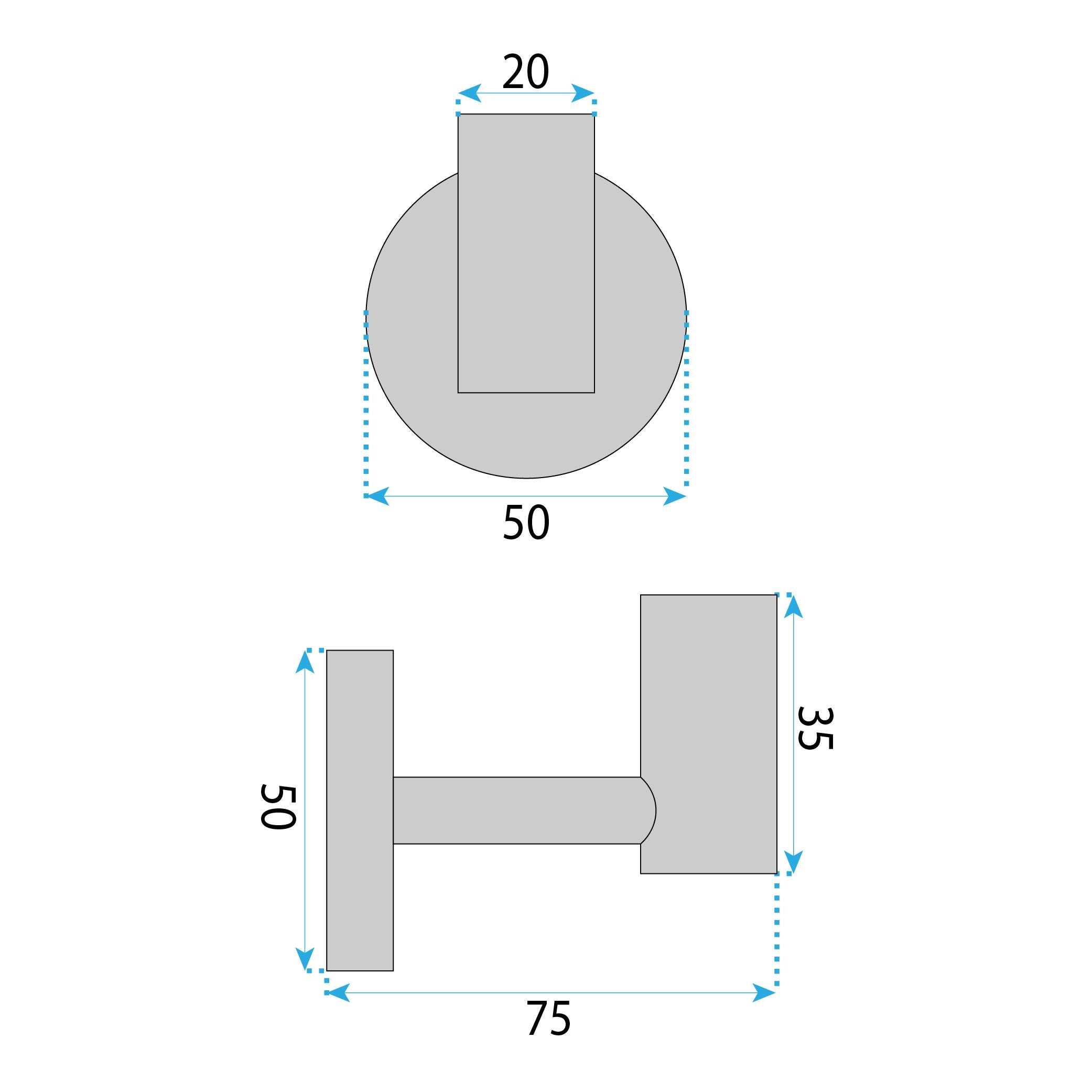 Portasciugamano Da Bagno 5705 Galo Brush Gold