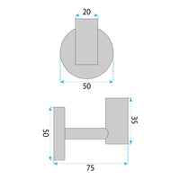 Portasciugamano Da Bagno 5705 Galo Brush Gold